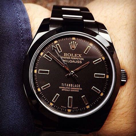 rolex milgauss titan black price|rolex oyster perpetual milgauss price.